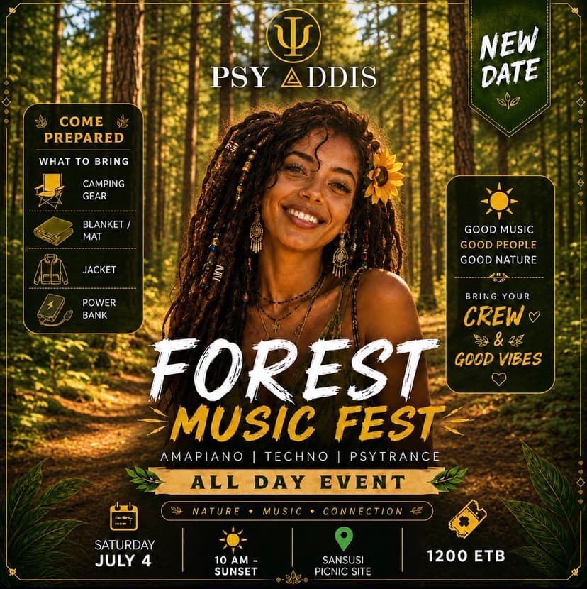 PSY ADDIS FOREST EDITION