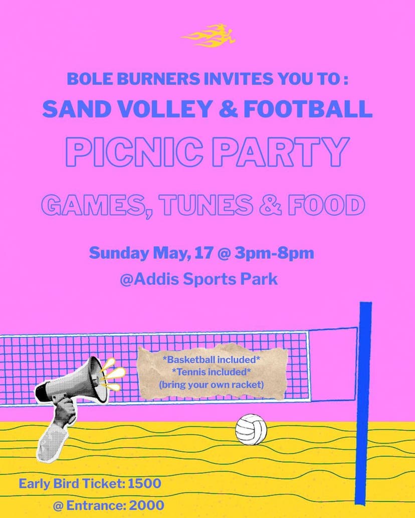 Sand Volley and Football Picnic Party